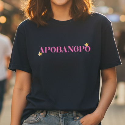 The Apobangpo Floral Script Tee
